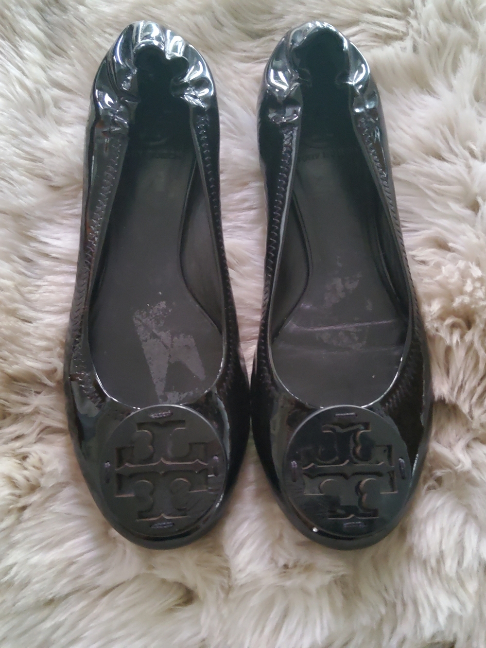 Tory Burch Reva Flats Size 81/2 Beyond EUC